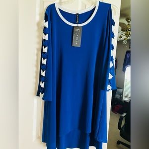 IC By CONNIE XXL Royal Blue top